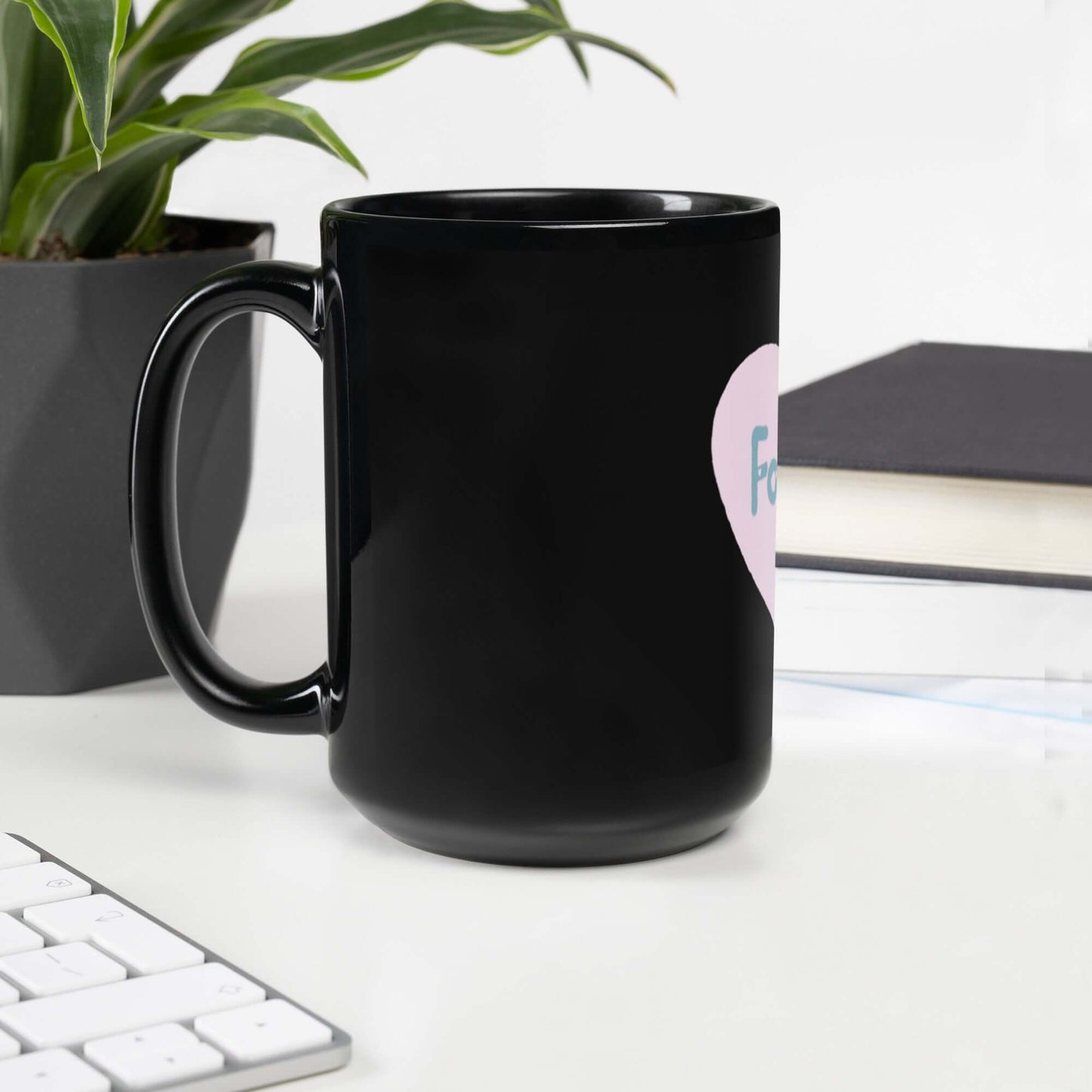 Black Glossy Mug (Forever)