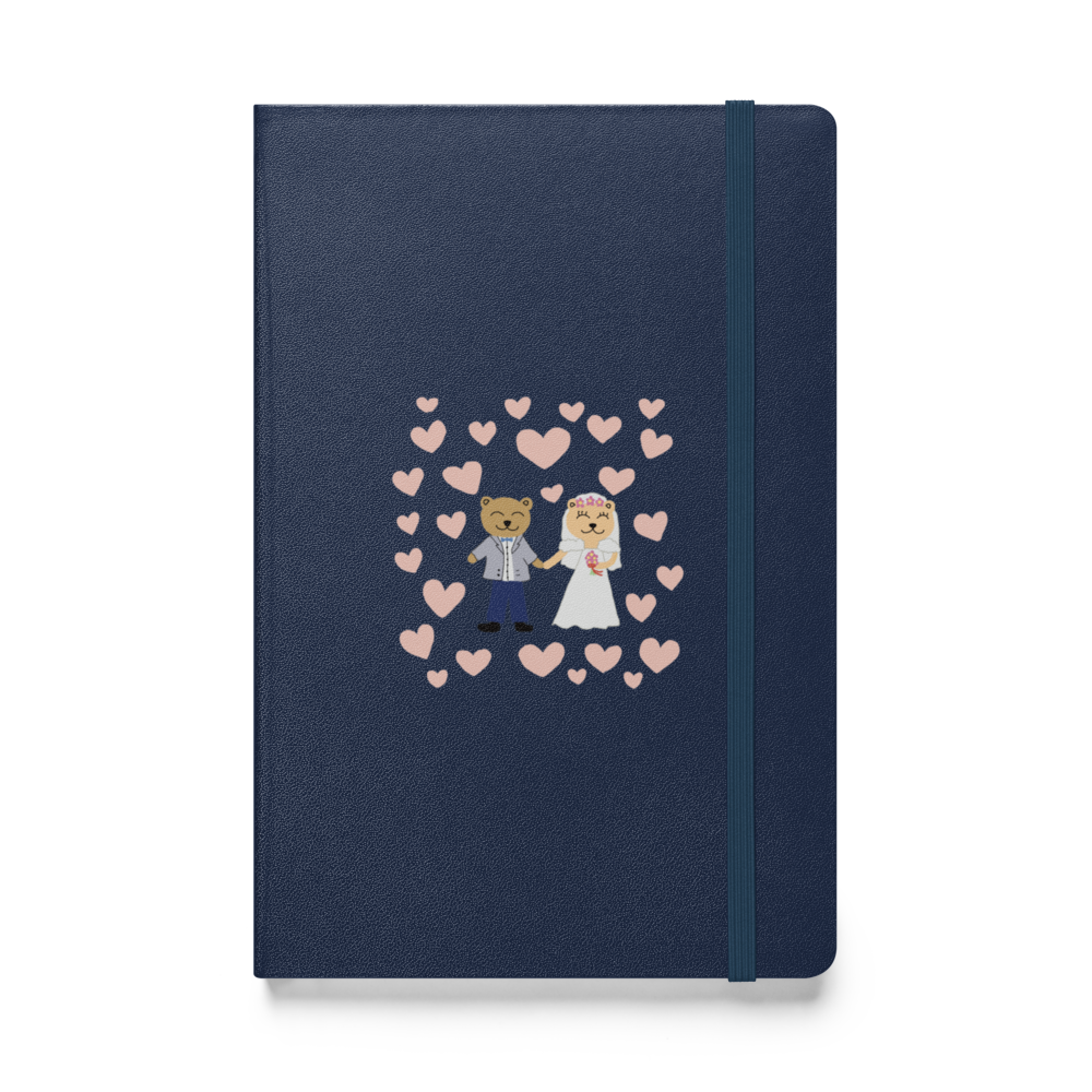 Hardcover bound notebook