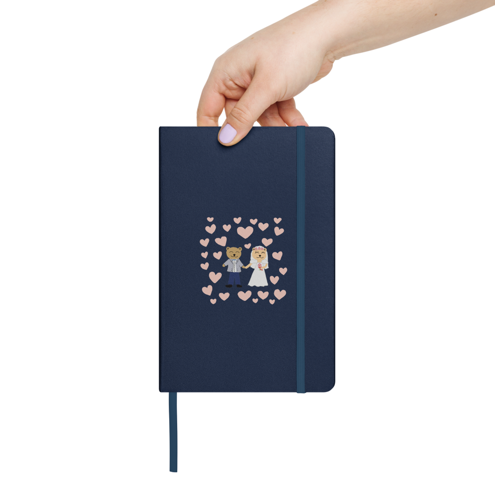 Hardcover bound notebook