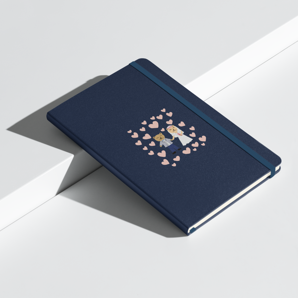 Hardcover bound notebook