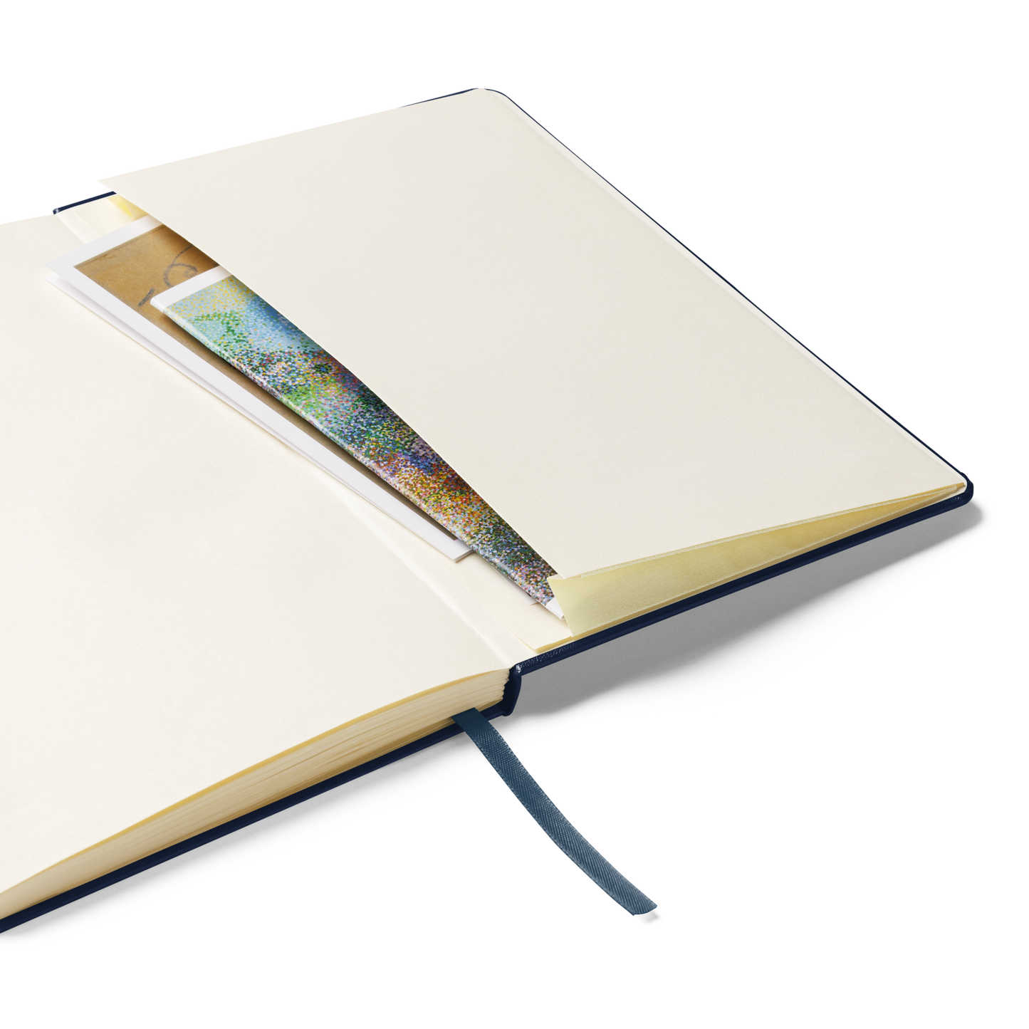 Hardcover bound notebook