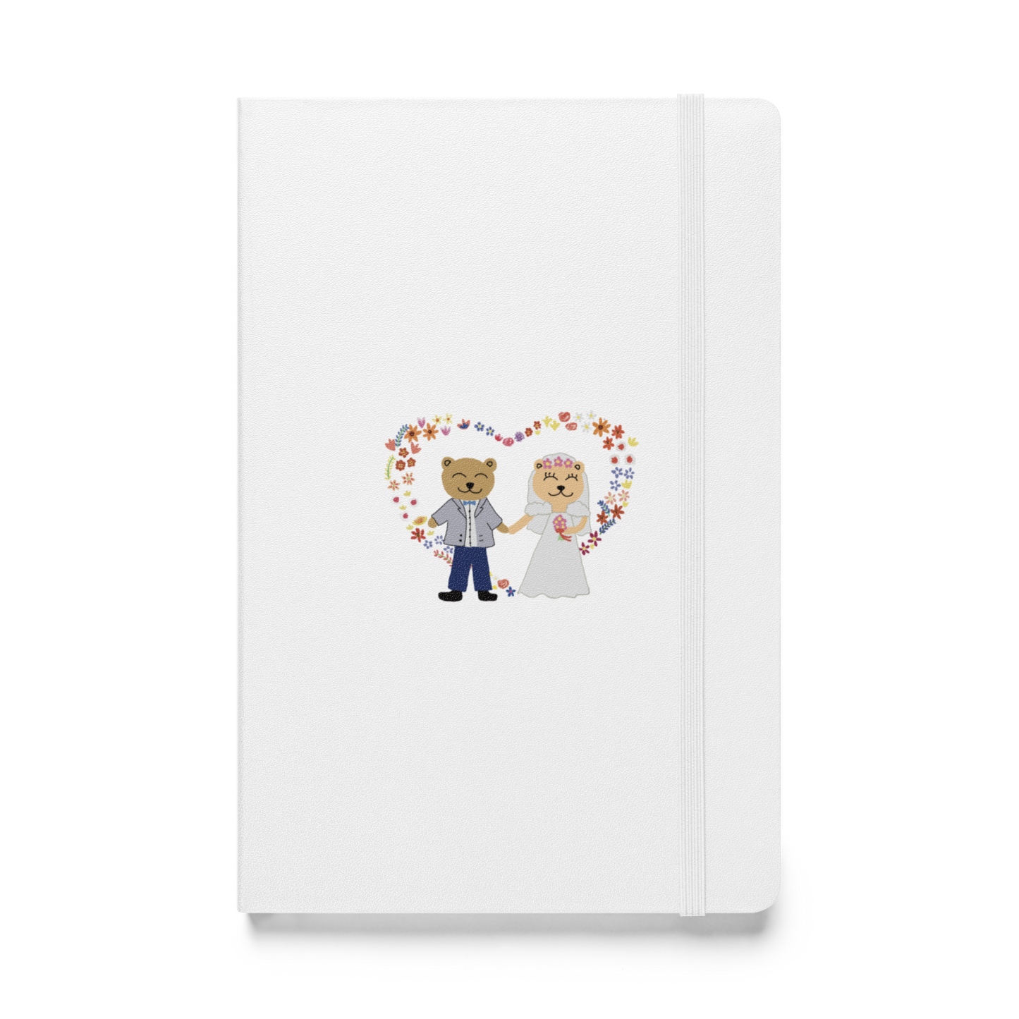 Hardcover bound notebook