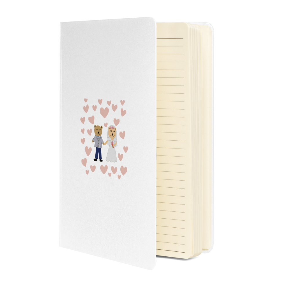 Hardcover bound notebook