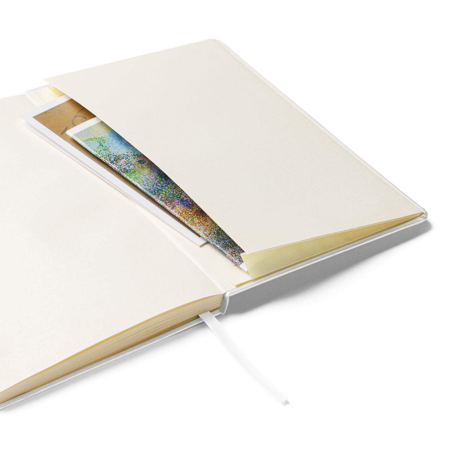 Hardcover bound notebook