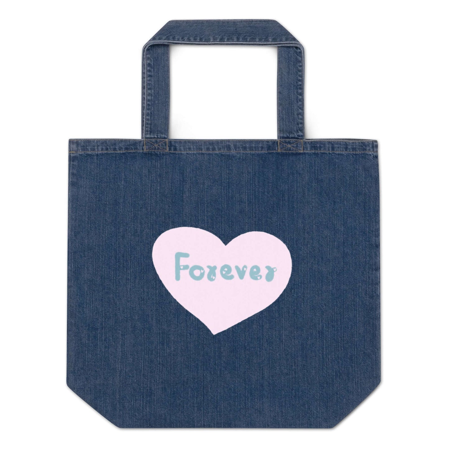 Organic denim tote bag (Forever)