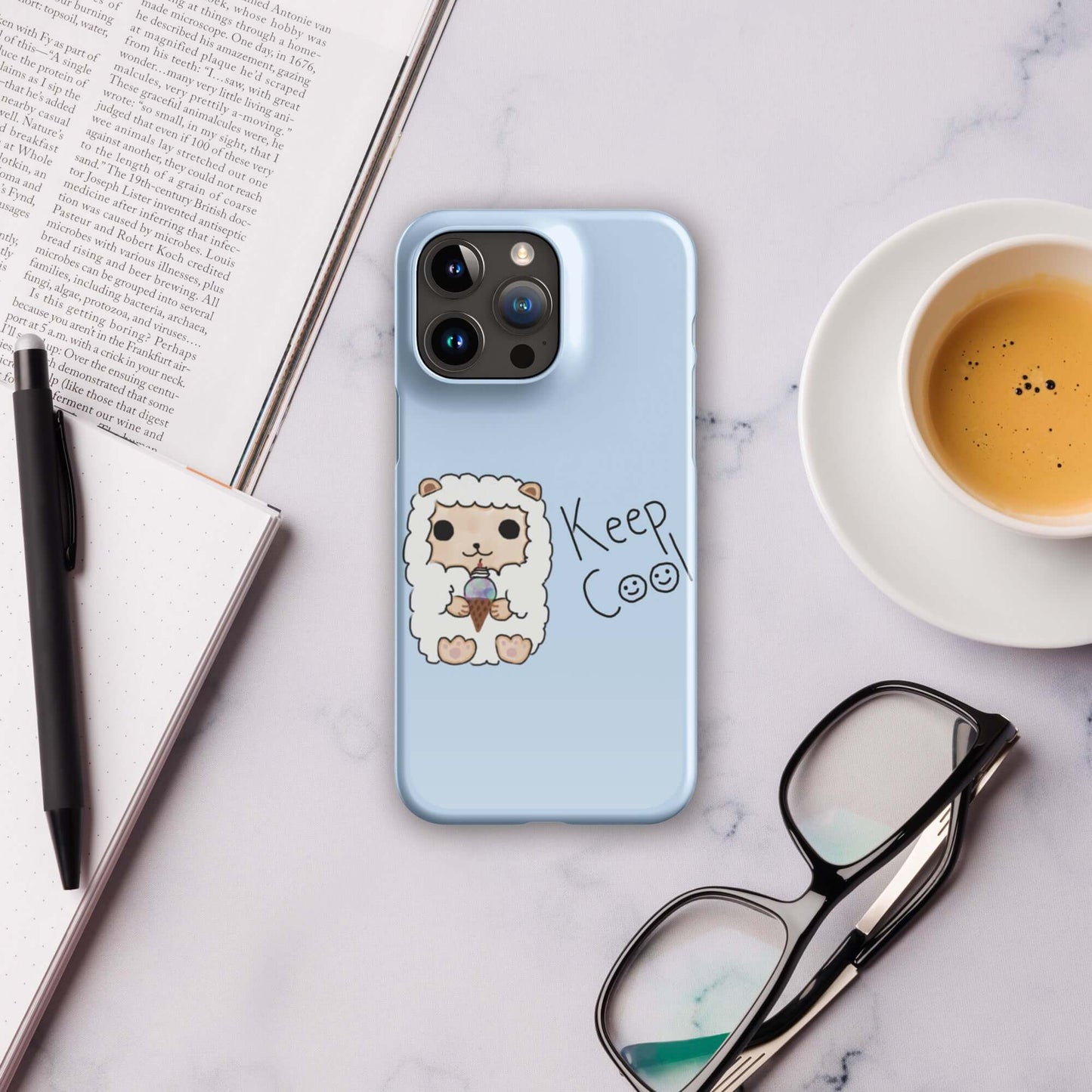 Snap case for iPhone®-Blue