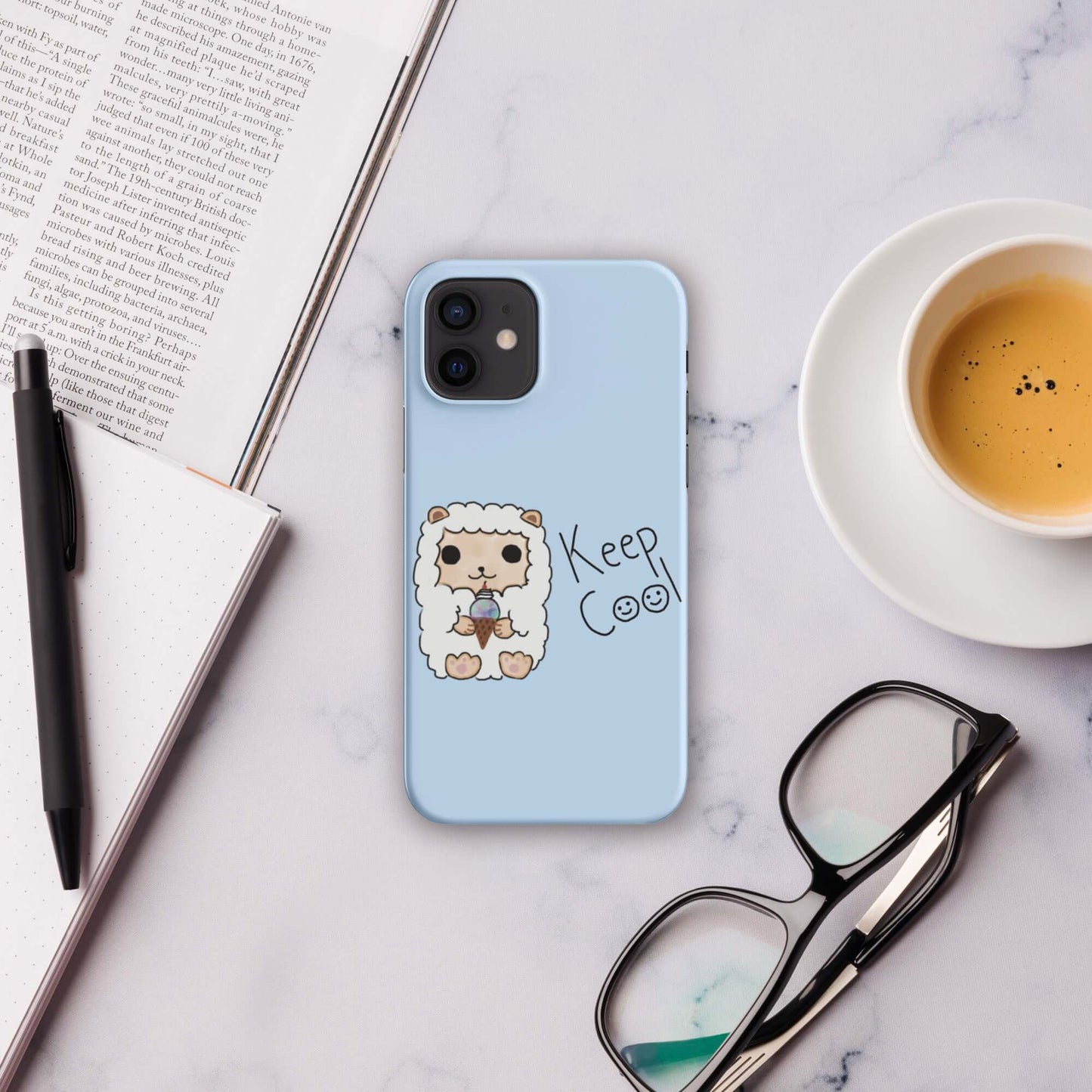 Snap case for iPhone®-Blue