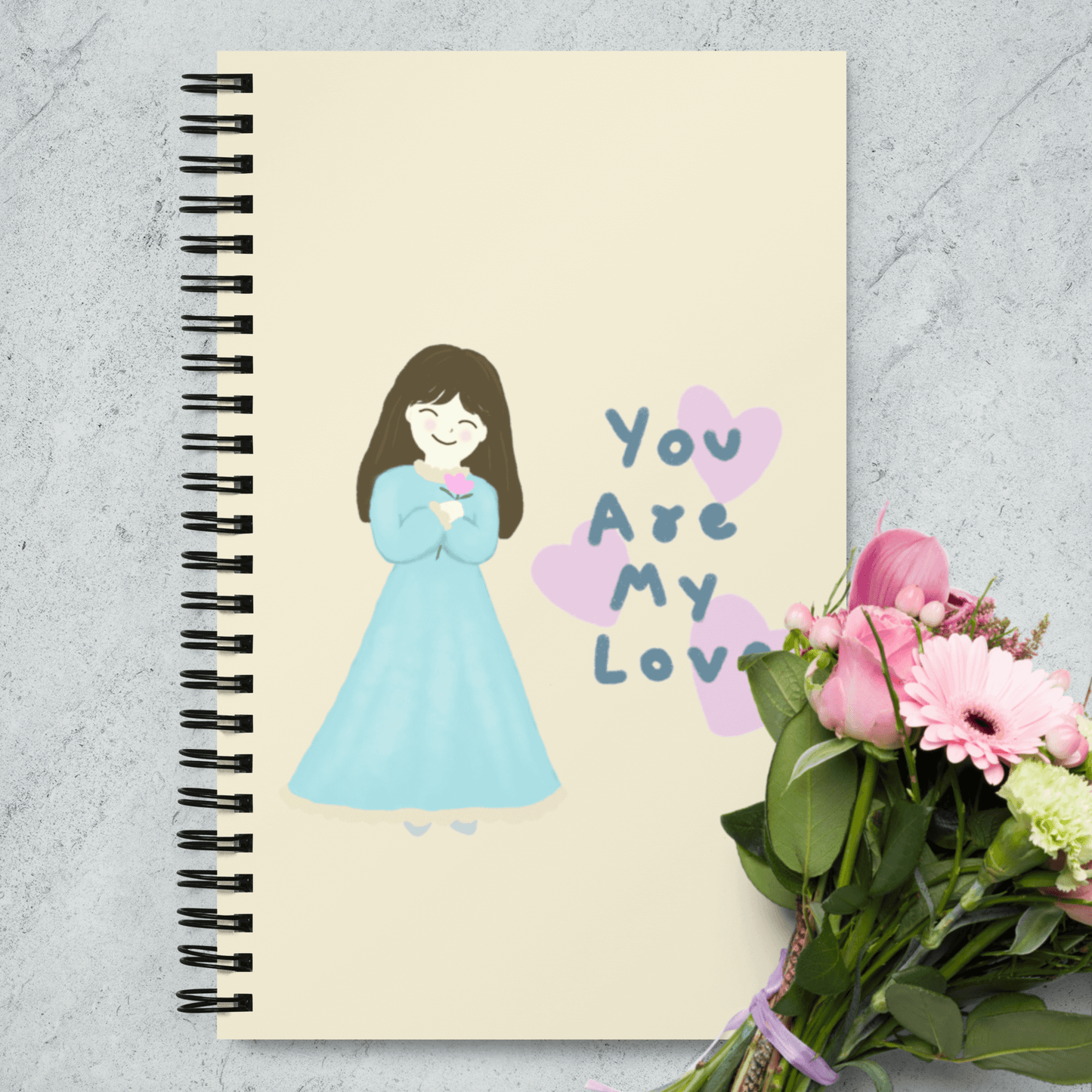 Spiral notebook (You Are My Love)