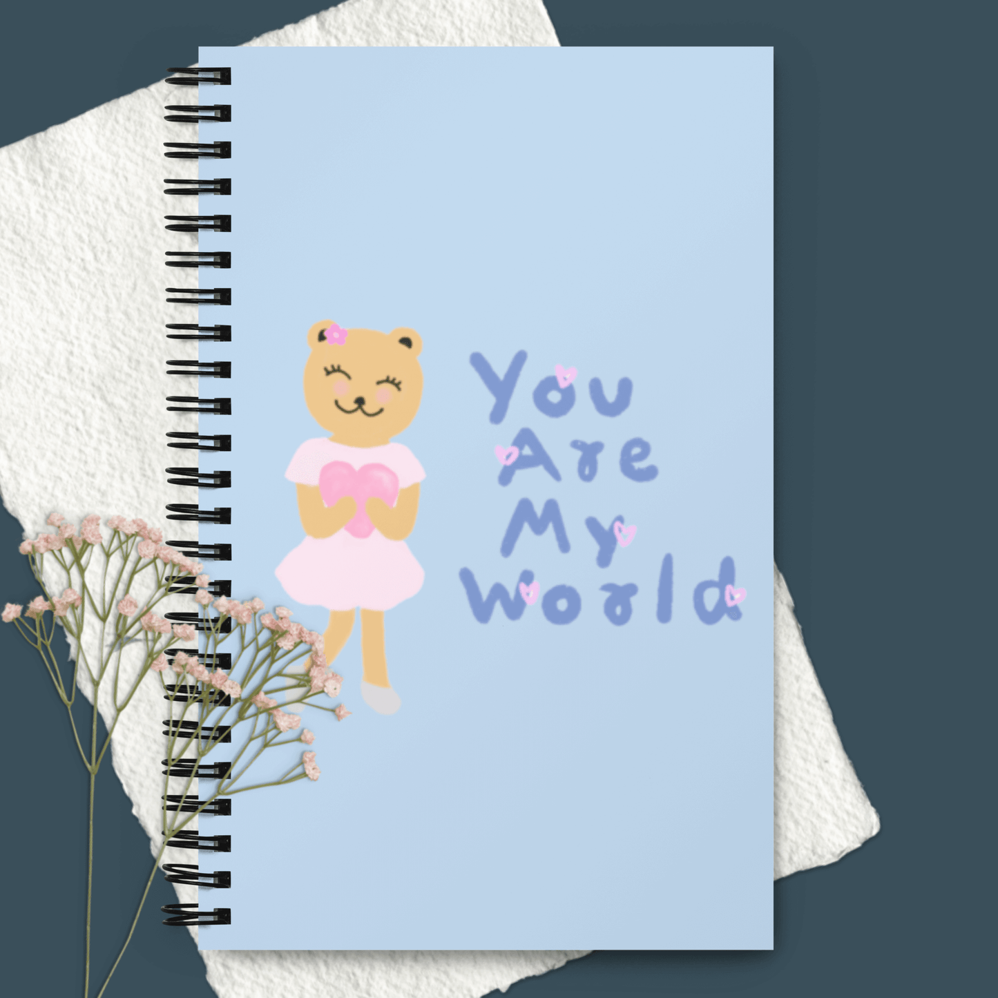 Spiral notebook (You Are My World)