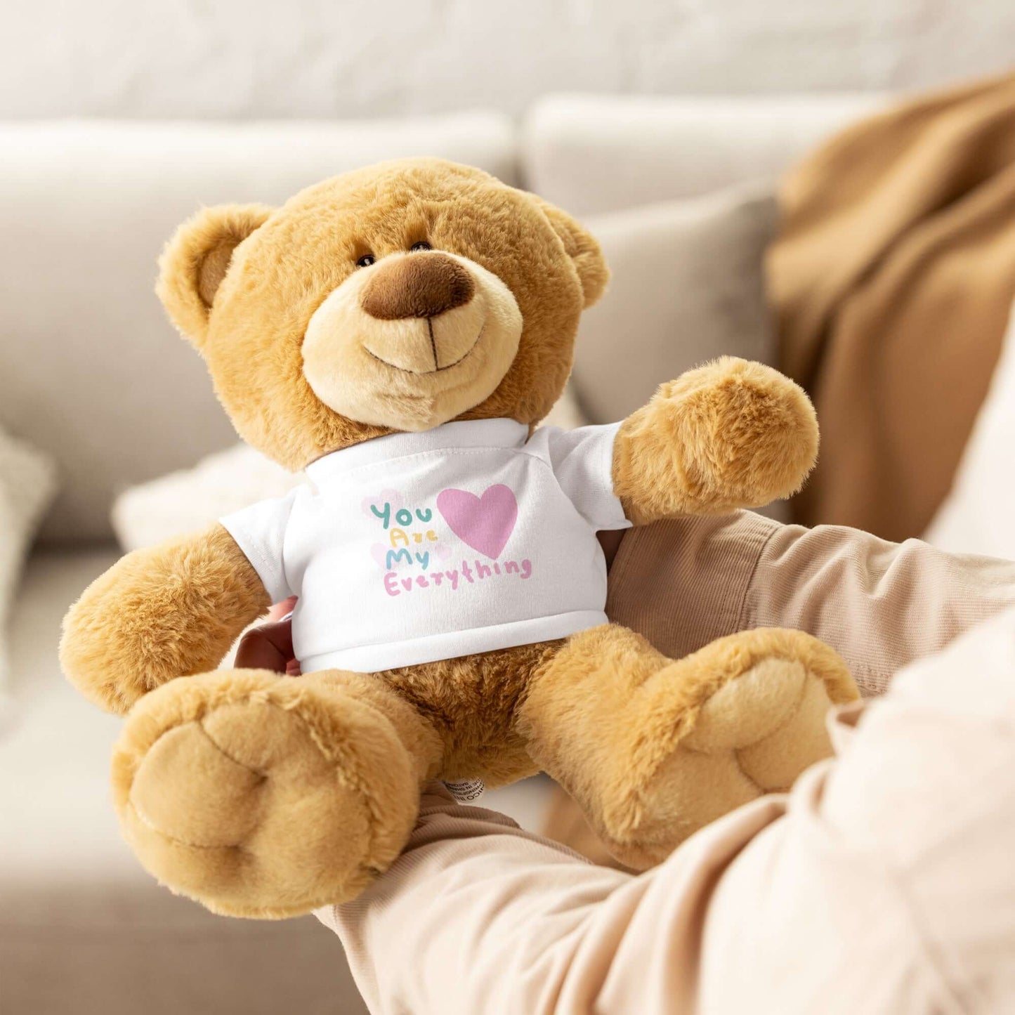 Teddy bear with a t-shirt (You Are My Everything)