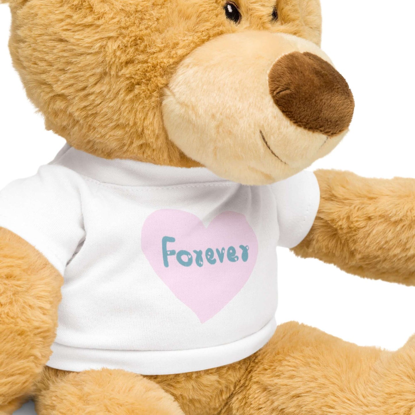 Teddy bear with a t-shirt (Forever)