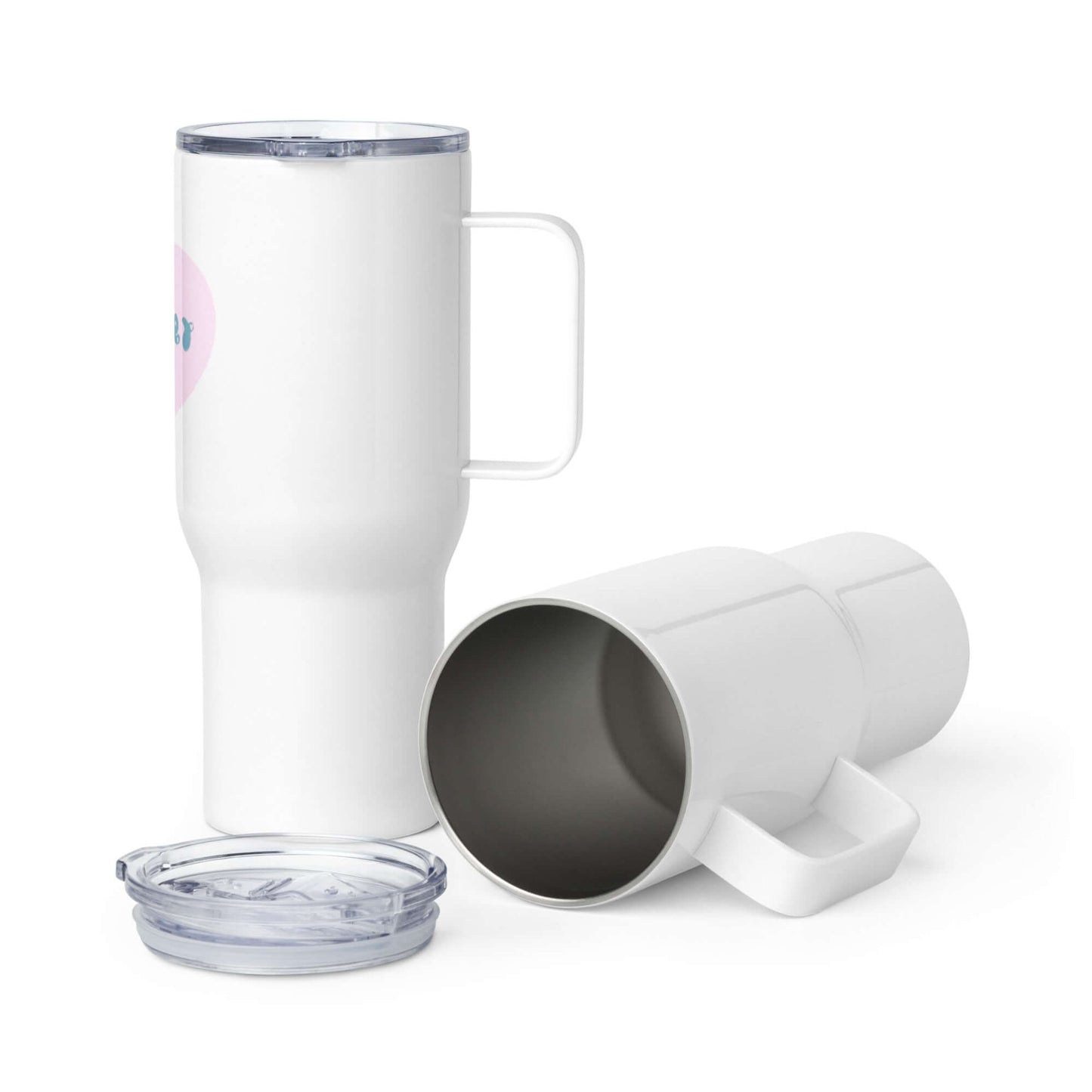 Travel mug with a handle (Forever)