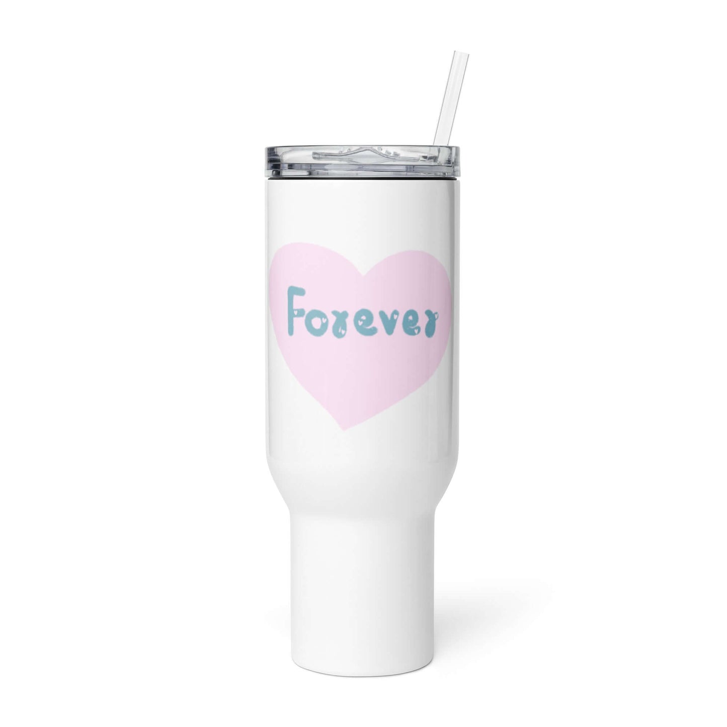 Travel mug with a handle (Forever)